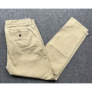 U-510 Jeans Mens 32x27 Tan Beige Premium Cotton Chino Stretch Under 510